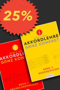 Sparangebot Akkordlehre zwei Bände von Peter M Haas