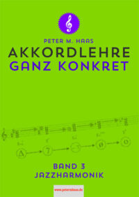 Akkordlehre Band 3 von Peter M Haas Titelbild