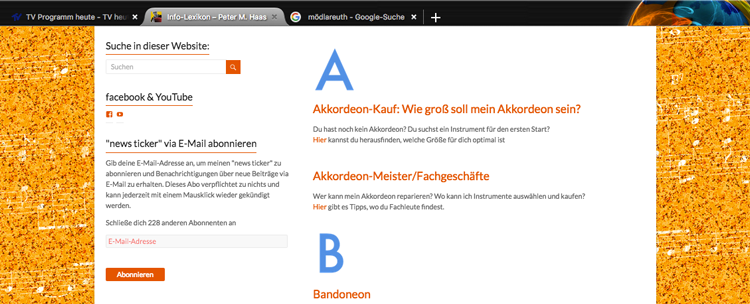 Akkordeon-Info-ABC auf der website des Berliner Musikers Peter M. Haas
