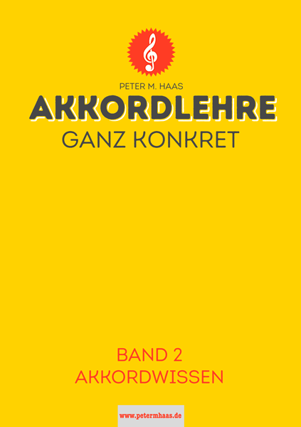 Titelbild "Akkordlehre ganz konkret" Band 2 von Peter M. Haas