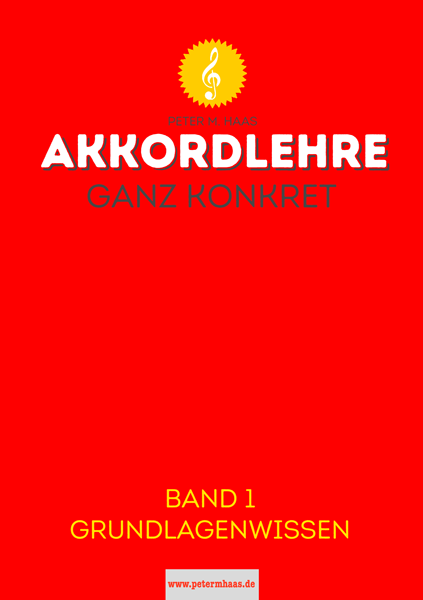Titelbild Akkordlehre Band 1 von Peter M. Haas