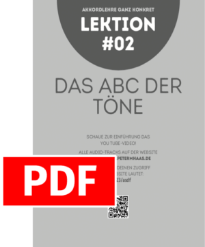 Akkordlehre ganz konkret Lektion #02 "DAS ABC DER TÖNE"