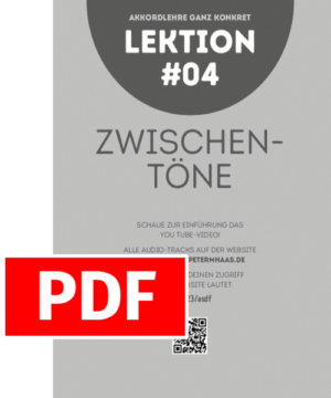 Lektion #04 "ZWISCHENTÖNE"