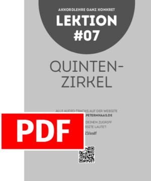 Lektion #07 "QUINTENZIRKEL"