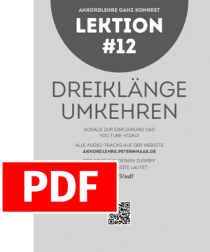Lektion #12 "DREIKLÄNGE UMKEHREN"