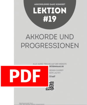 Lektion #19 "PROGRESSIONEN"