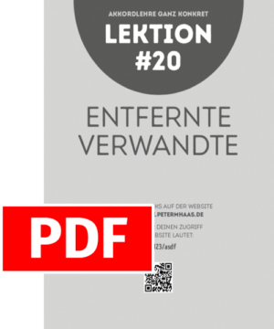 Lektion #20 "ENTFERNTE VERWANDTE"