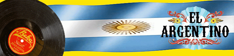 Fotomontage El Argentino mit Nationalflagge