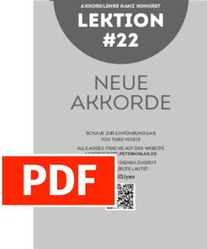 Lektion #22 "NEUE AKKORDE"
