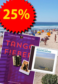Mit diesem Musikbündel kannst du deinen Urlaub nachklingen lassen Illustration Sparbündel Tango Buch plus CD Muschelsucher