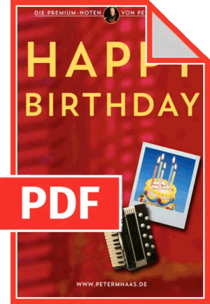 Cover "Happy Birthday" von Peter M Haas