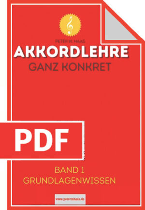 Akkordlehre Band 1 – entdecke das Grundlagenwissen der Musiklehre! (PDF)