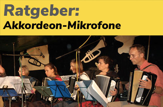 Teaser für Ratgeber Mikrofone Akkordeon