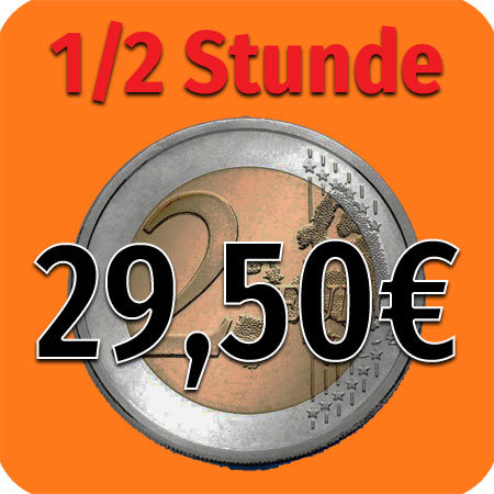 Preis für 1/2 Stunde Skype Unterricht bei Peter M. Haas