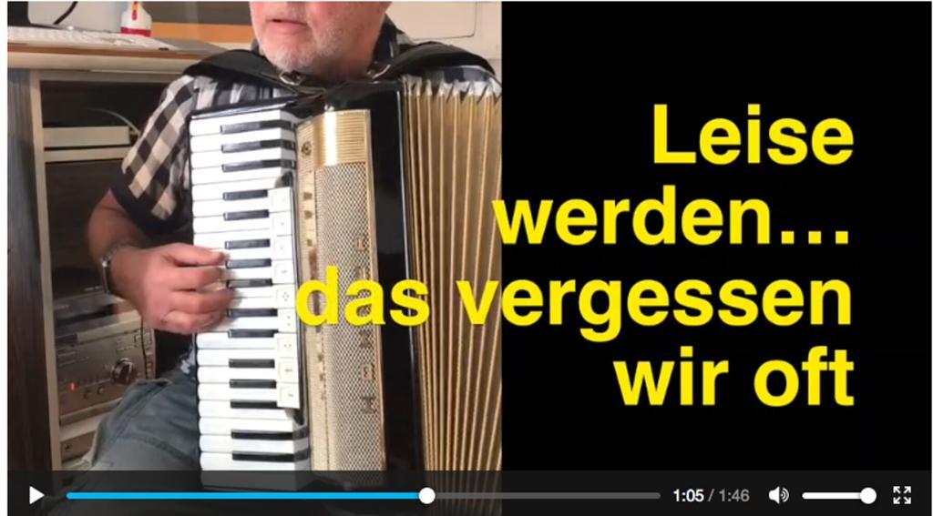 Videoausschnitt aus dem Online Workshop Improvisation von Peter M Haas