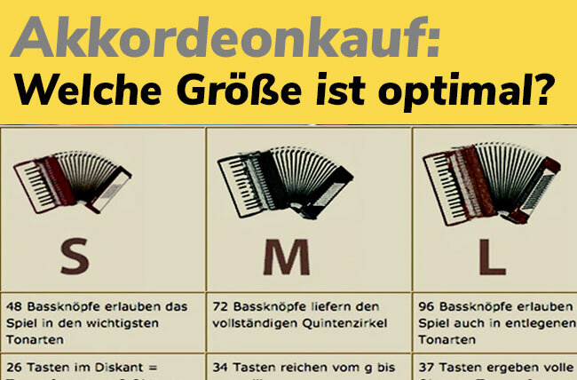 Welche Größe ist optimal beim Akkordeonkauf