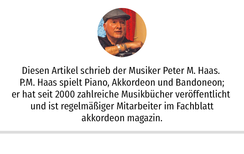 Diesen Artikel schrieb der Musiker Peter M. Haas