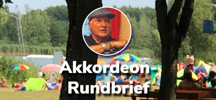 Ein Notenblatt als Feriengruß – hier kommt einer der berühmtesten Tangos Sommerbild Rundbrief Titel Foto: Peter M. Haas