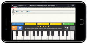 Zu ungenau intoniert - Ear M;aster war mit meiner Eingabe nicht zufrieden