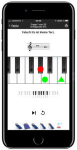 Grün war richtig - rot war falsch: deutliche Ansage in My Ear Training