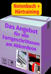 Notenbuch plus Hörtraining im Paket für Fortgeschrittene