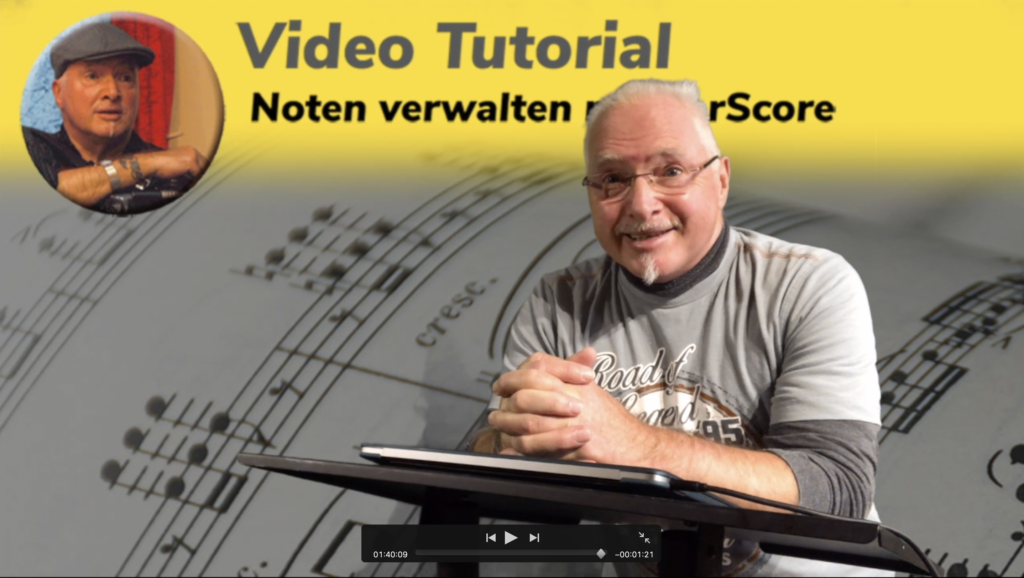 Teaser Video Tutorial – Noten verwalten mit forScore mit Peter M Haas