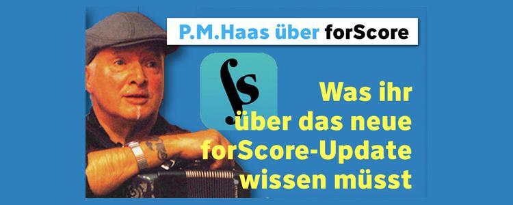 An alle forScore-BenutzerInnen und Interessierte: YouTube-Video zur neuen Version 14 sowie Tipps & Tricks