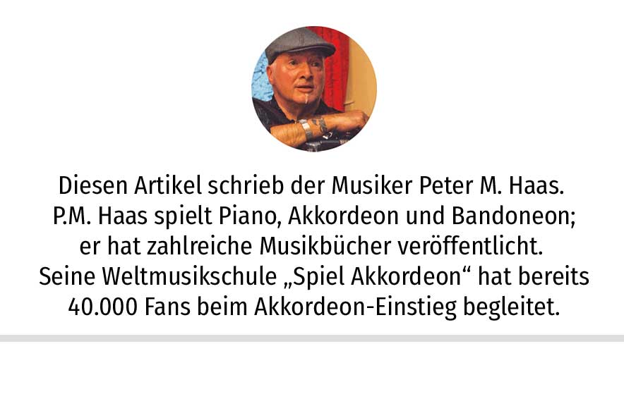 Diesen Artikel schrieb der Musiker Peter M. Haas