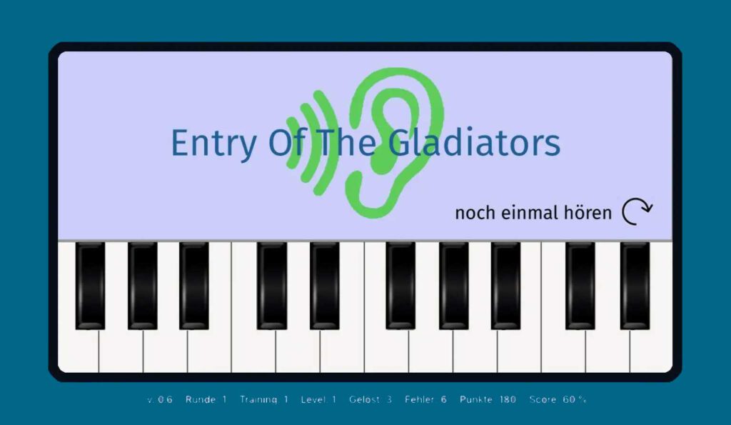 Detailbild Hörtrainer Melodie Ear Keyboard AMADEUS