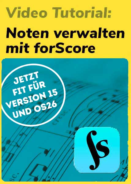 Video Tutorial von Peter M Haas Notensoftware forscore