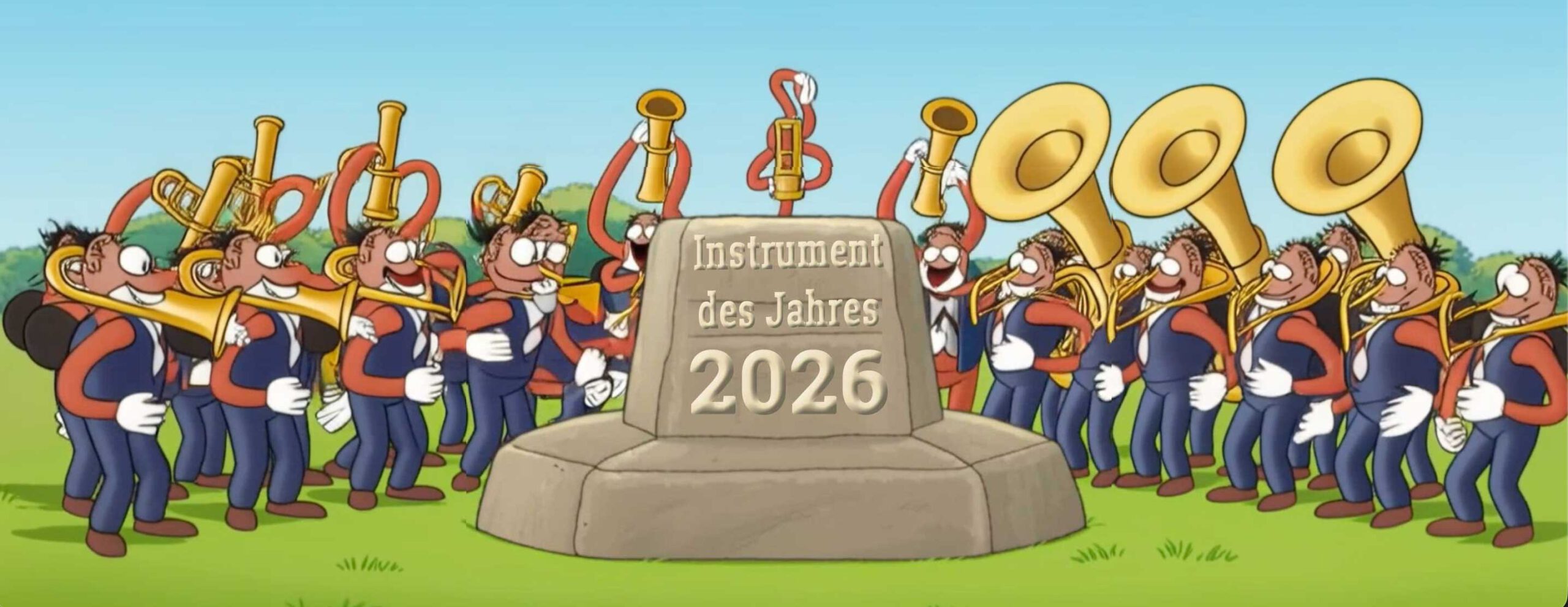 In diesem Rundbrief: Neues zu forScore, und ein  Cartoon-Movie, um das Instrument des Jahres zu feiern