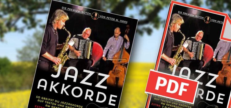 Noch bis Montag Abend: das Jazzbuch für Akkordeonspieler•innen im „2-für-1“-Bündel Noch bis Montag Abend: das Jazzbuch für Akkordeonspieler•innen im „2-für-1“-Bündel