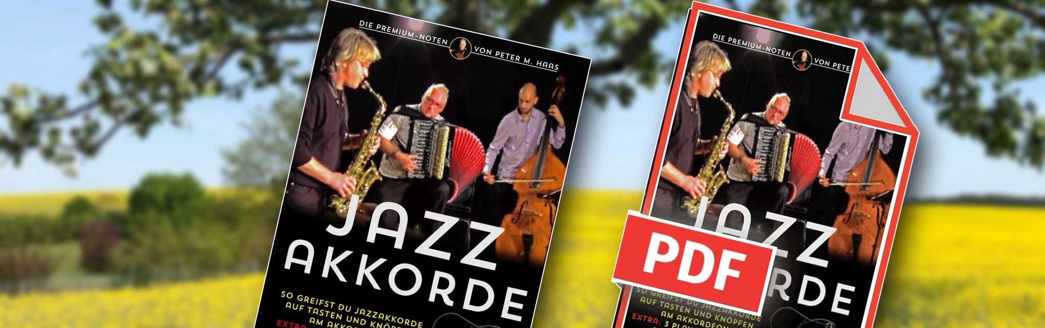 Noch bis Montag Abend: das Jazzbuch für Akkordeonspieler•innen im „2-für-1“-Bündel